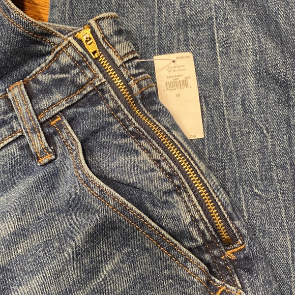 NWT Old navy Women's Overalls Side Zip  10 - Picture 2 of 5